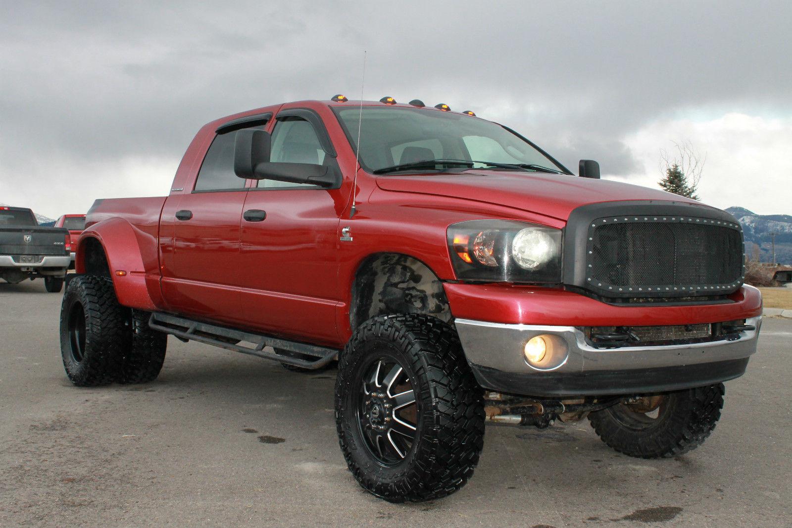 2007 Dodge Ram 3500 Mega Cab 5.9 Cummins Dually 8″ Lift for sale