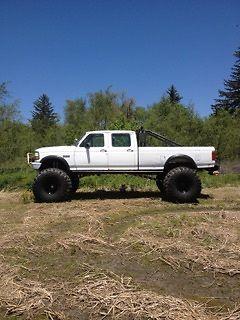 1992 Ford F-350 XL Crew Cab Pickup 4-door 7.3L Monster Truck for sale