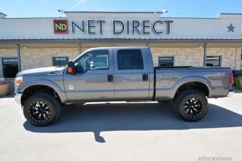 2014 Ford F 250 XLT Crew Cab Leveled Diesel 4&#215;4 Truck for sale