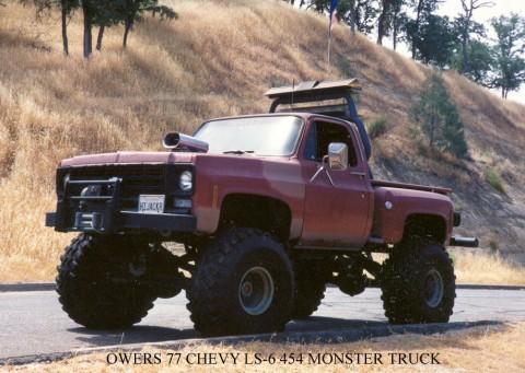 1977 Chevrolet Stepside 4 Wheel Drive Monster Truck for sale