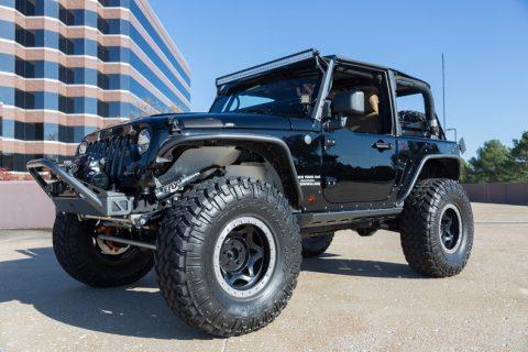 Custom supercharged 2011 Jeep Wrangler Rubicon Sport Utility monster for sale