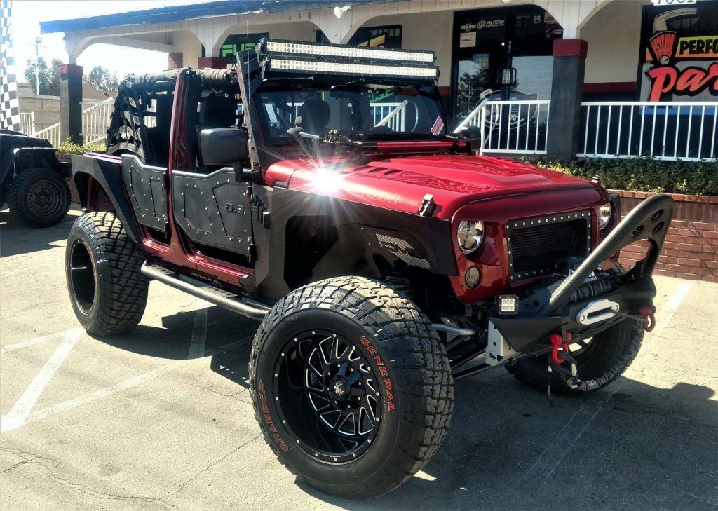 Tons of upgrades 2013 Jeep Wrangler Rubicon monster