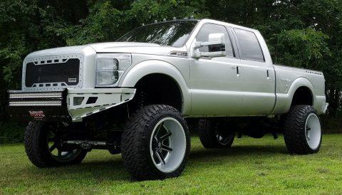 Customized 2014 Ford F 250 platinum monster for sale