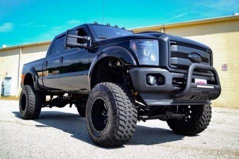 fully loaded 2015 Ford F 250 Lariat Black Ops monster truck for sale
