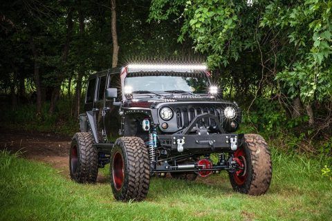 nice build 2016 Jeep Wrangler Unlimited Rubicon Hard Rock monster for sale