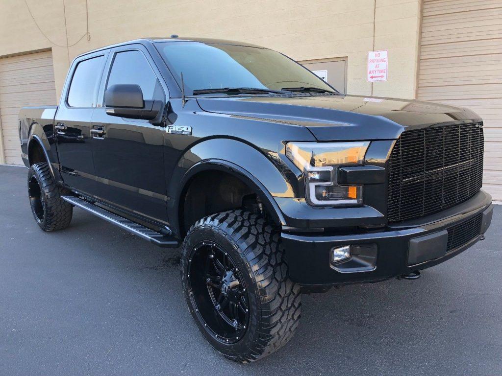 low miles 2015 Ford F 150 XLT monster