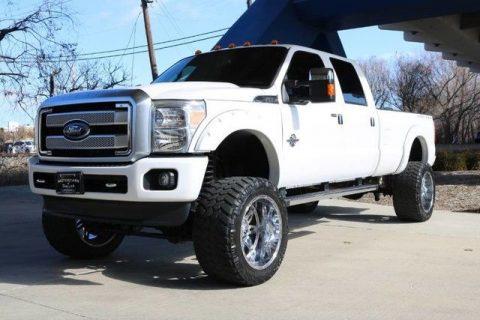 very low miles 2016 Ford F 350 Platinum monster pickup for sale