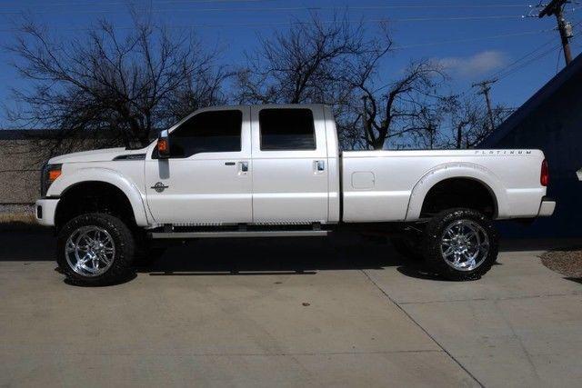 very low miles 2016 Ford F 350 Platinum monster pickup