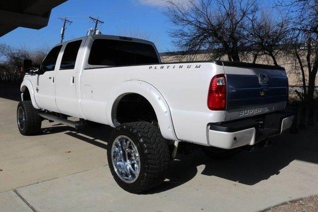 very low miles 2016 Ford F 350 Platinum monster pickup
