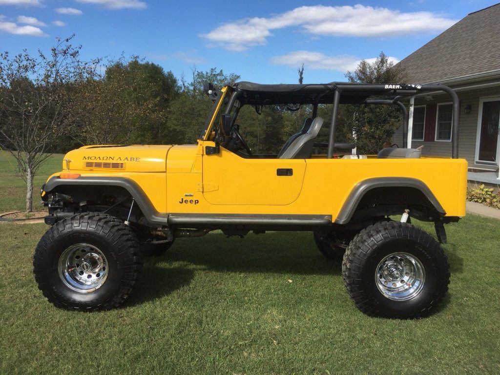 very nicely modified 1982 Jeep CJ monster truck