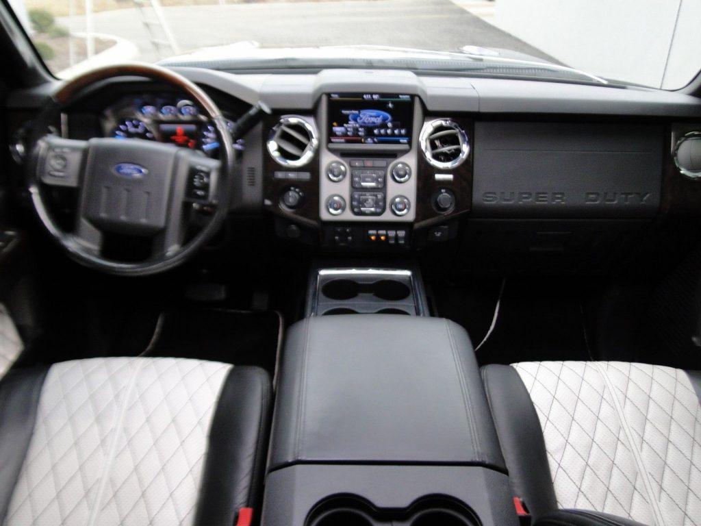 custom interior 2013 Ford F 250 Superduty monster truck