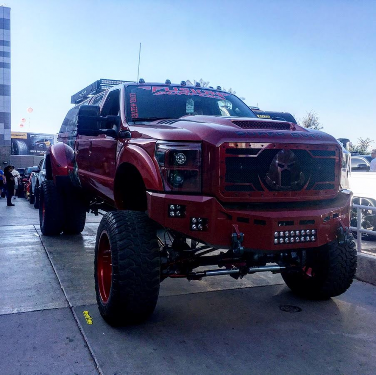 heavily customized 2016 Ford F 350 Lariat monster truck @ Monster ...