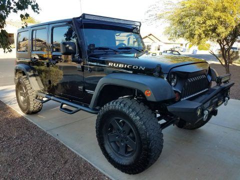 lifted 2012 Jeep Wrangler Rubicon monster for sale