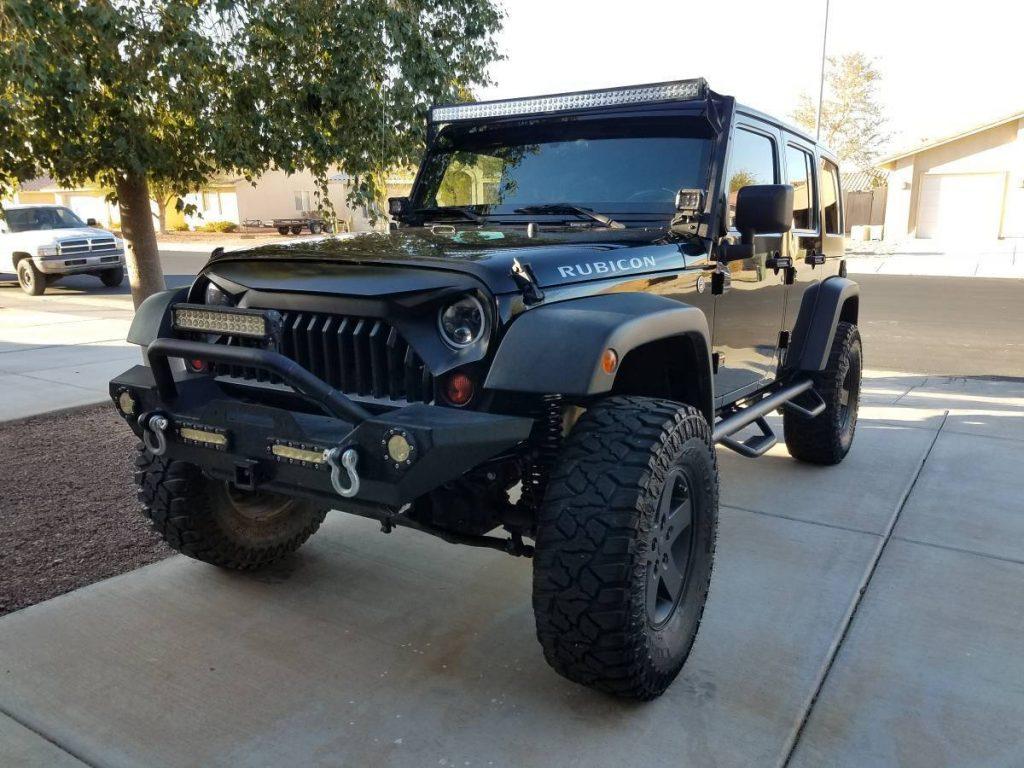 lifted 2012 Jeep Wrangler Rubicon monster