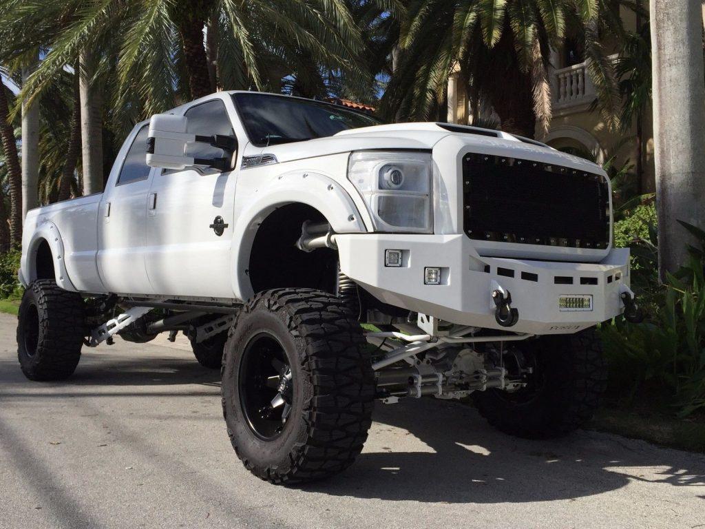 low miles 2011 Ford F 350 Lariat monster truck