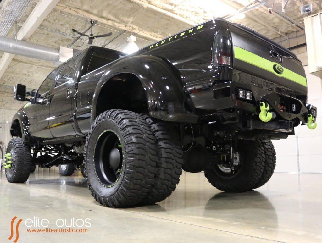 customized badass 2016 Ford F 450 Platinum monster truck