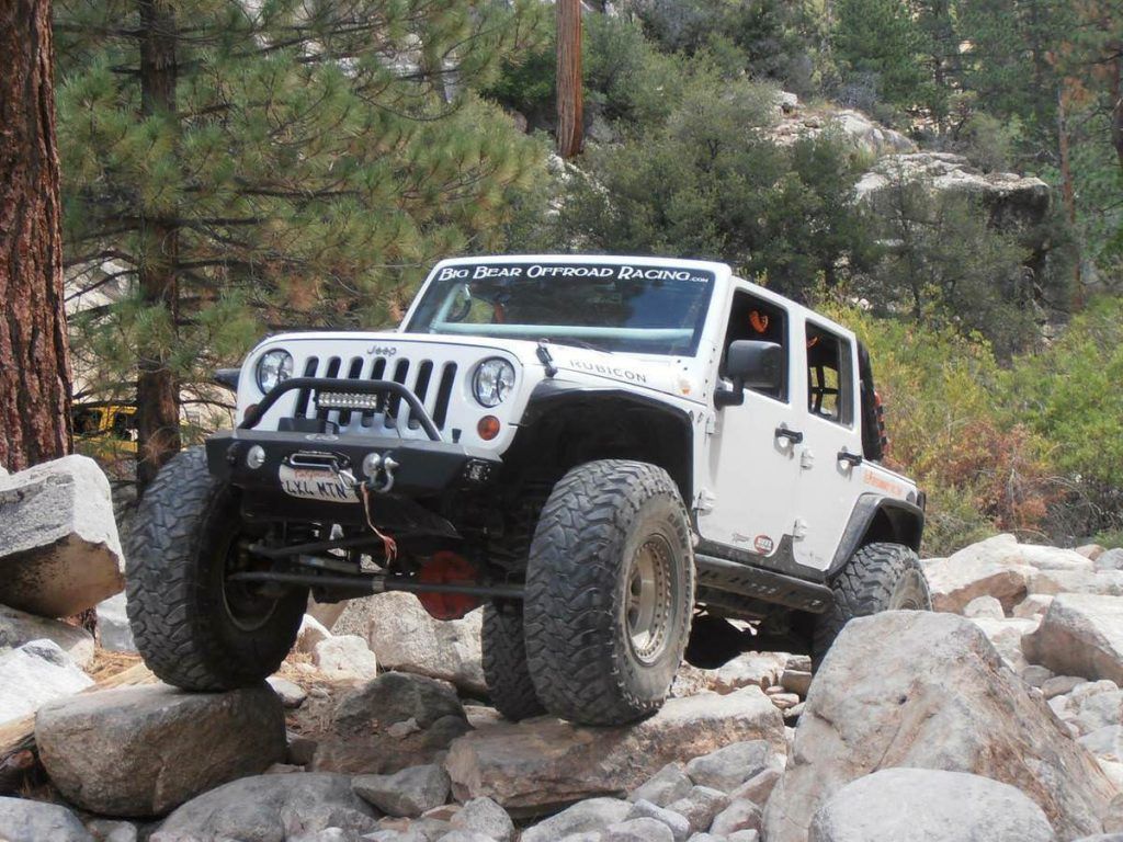 highly modified 2011 Jeep Wrangler Rubicon monster truck