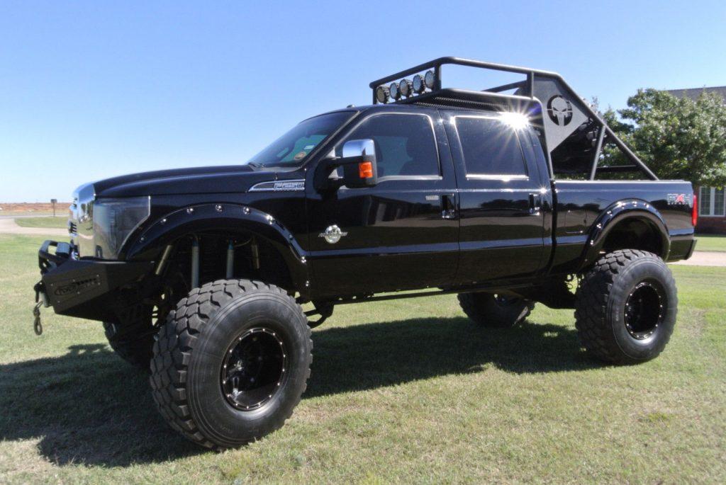 lifted 2011 Ford F 250 XLT monster truck