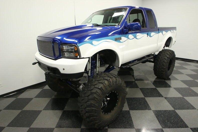 low miles 1999 Ford F 250 XLT Super Duty monster truck