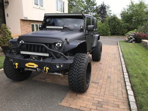 highly customized 2014 Jeep Wrangler Sport monster for sale