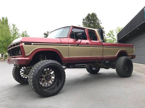 newer engine 1977 Ford F 350 LARIAT monster truck for sale