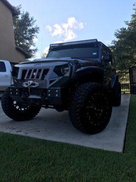 well modified 2016 Jeep Wrangler Rubicon Hardrock monster for sale