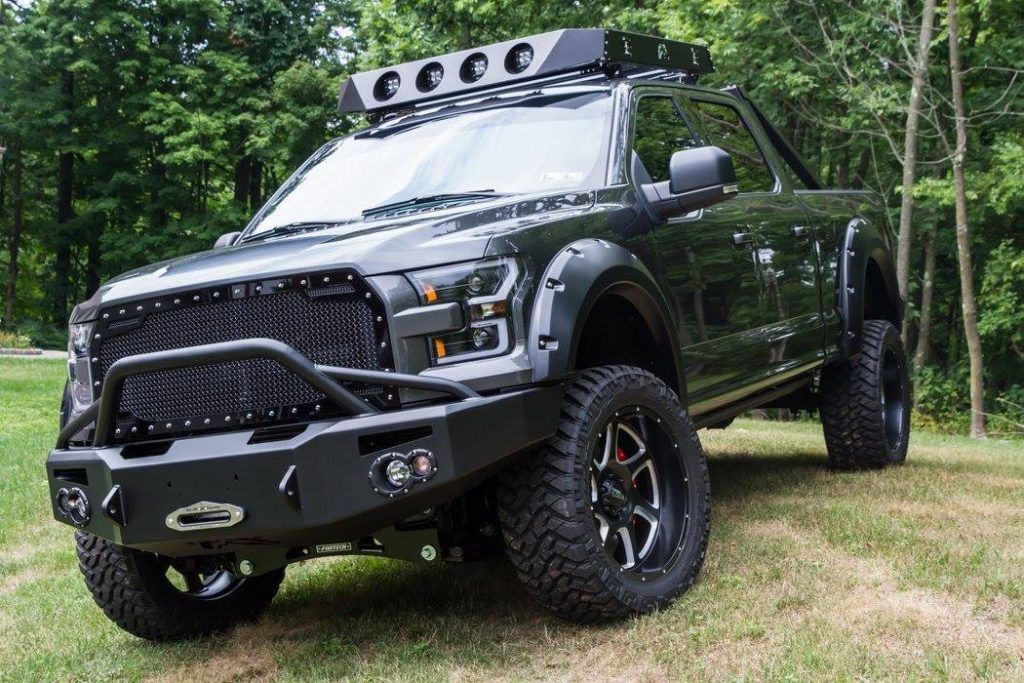 customized 2016 Ford F 150 Super Cab Crew monster truck