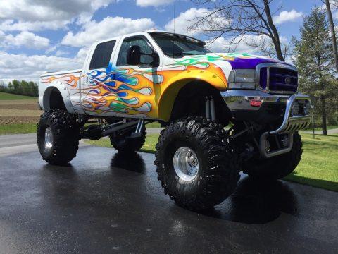 professionally built 1999 Ford F 250 Lariat monster truck for sale