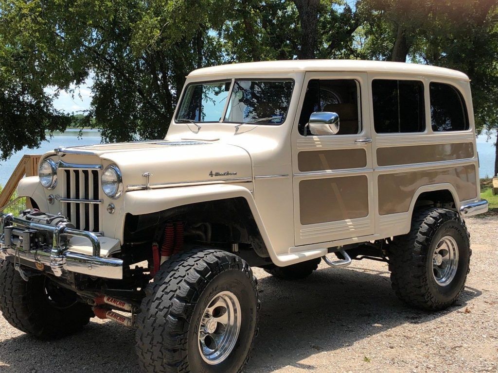 rock crawler 1956 Jeep Willys Wagon monster