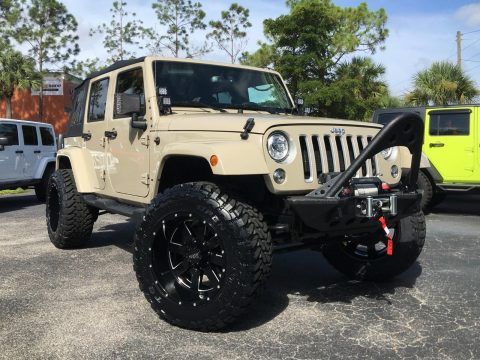 low miles 2018 Jeep Wrangler Unlimited Sahara monster for sale