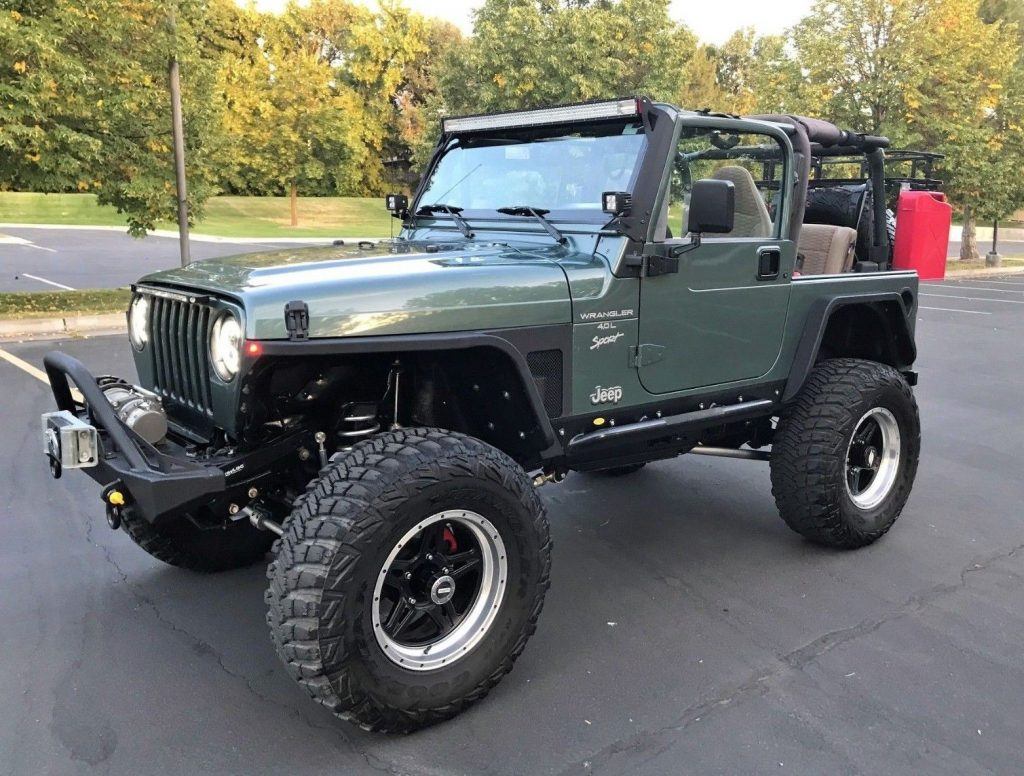 Supercharged 2000 Jeep Wrangler Sport monster