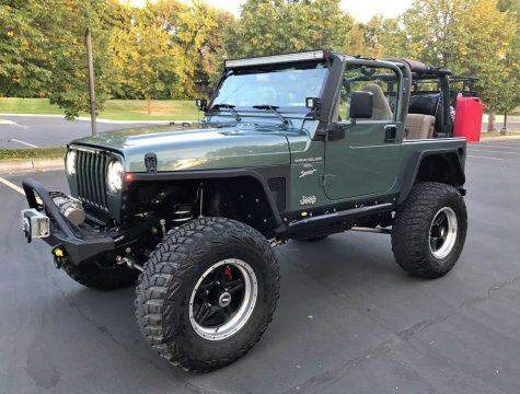 Supercharged 2000 Jeep Wrangler Sport monster for sale