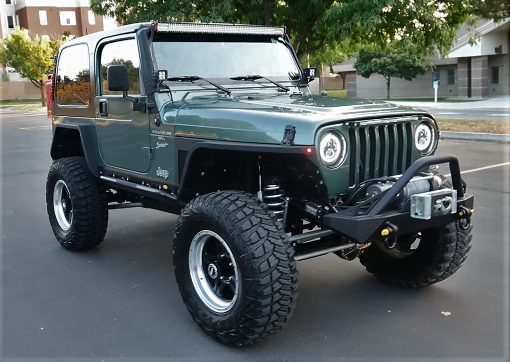 Supercharged 2000 Jeep Wrangler Sport monster