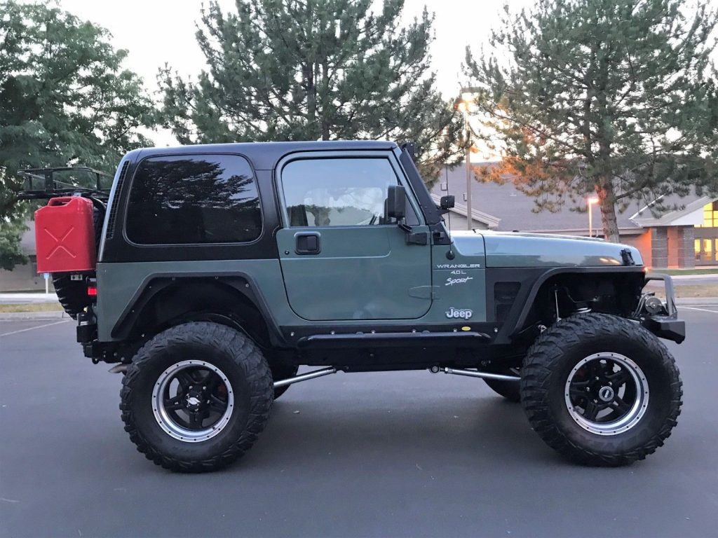 Supercharged 2000 Jeep Wrangler Sport monster