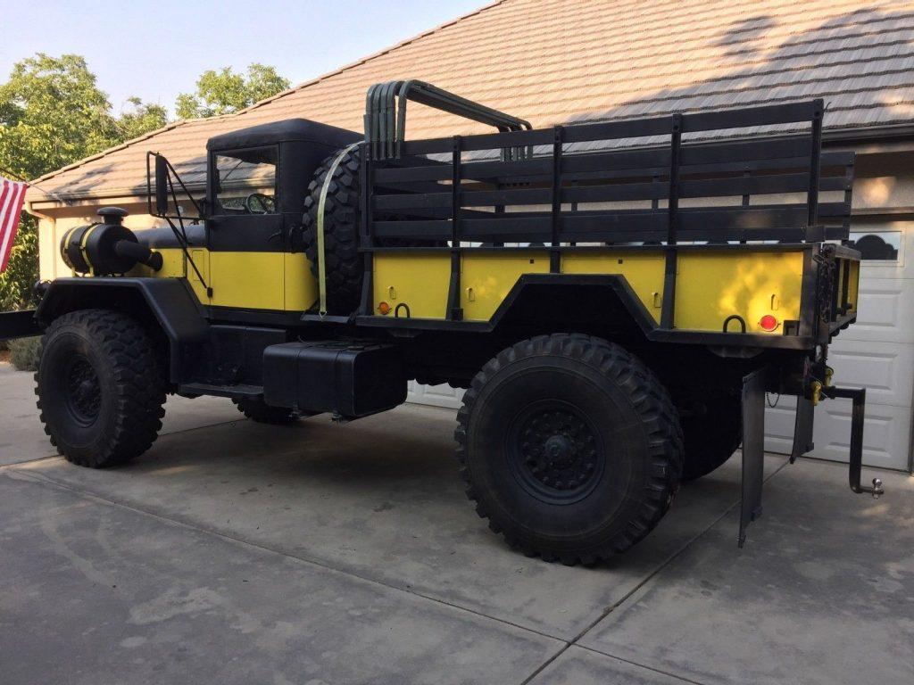 military 1970 Kaiser JEEP 5 TON Truck & Trailer monster