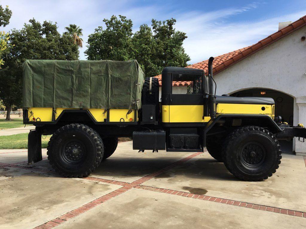 military 1970 Kaiser JEEP 5 TON Truck & Trailer monster