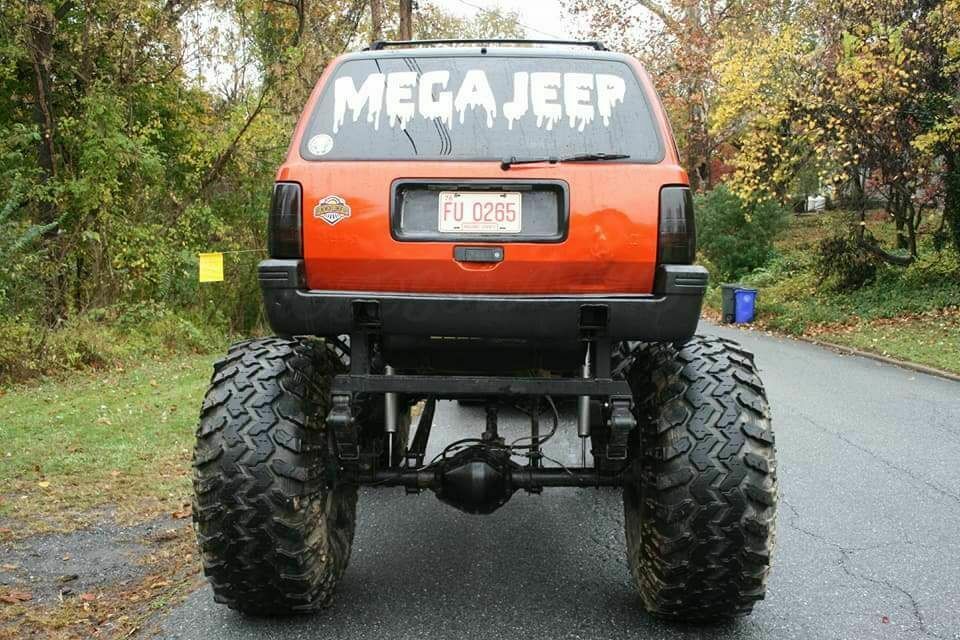 custom lifted 1995 Jeep Grand Cherokee monster