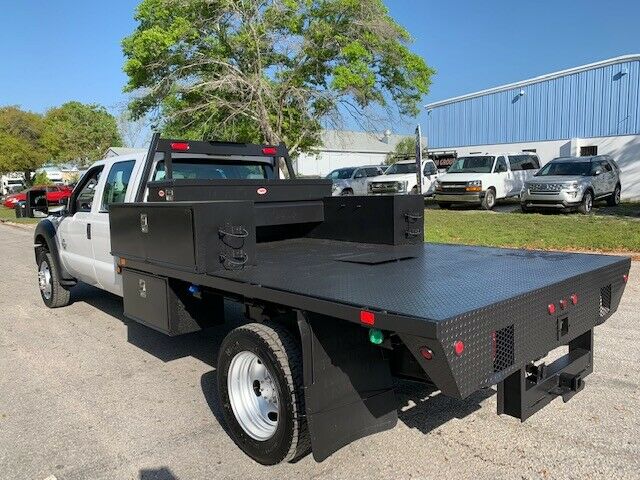 great running 2013 Ford F 550 crew cab flatbed monster