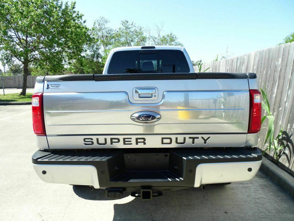 nicely equipped 2013 Ford F 350 Lariat pickup monster
