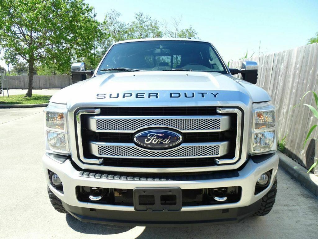 nicely equipped 2013 Ford F 350 Lariat pickup monster