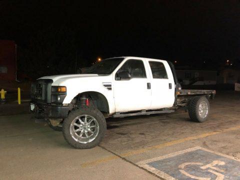 great running 2008 Ford F 350 flatbed crew cab monster for sale