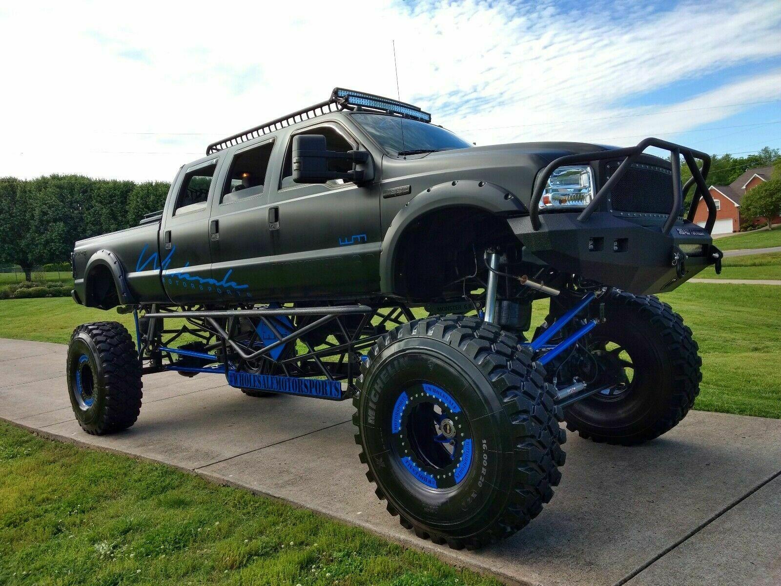 Stretched 2005 Ford F 350 Stretched 6 Door Monster Truck For