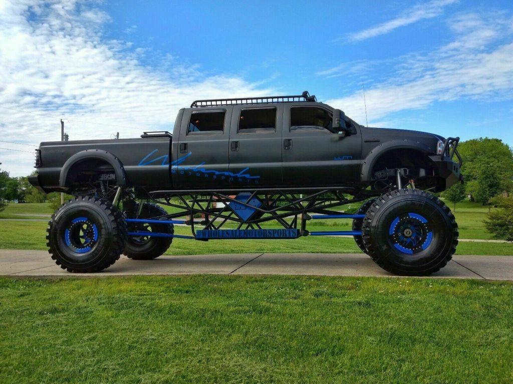 stretched 2005 Ford F 350 Stretched 6 Door monster truck
