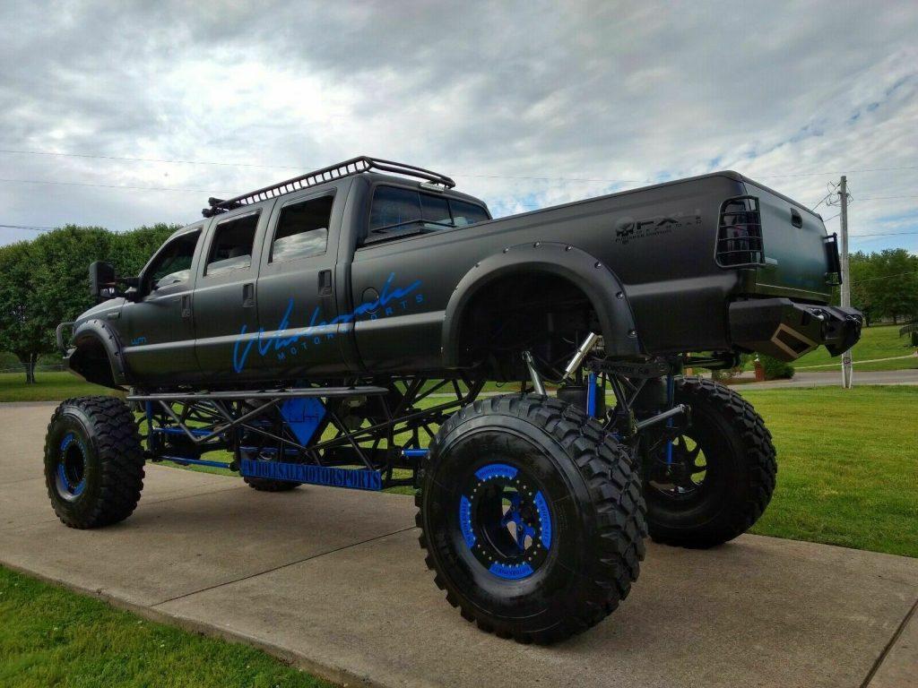 stretched 2005 Ford F 350 Stretched 6 Door monster truck