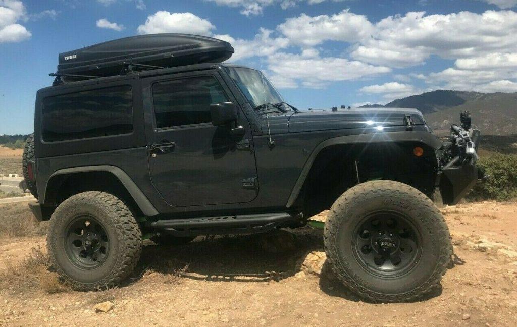 well upgraded 2017 Jeep Wrangler monster
