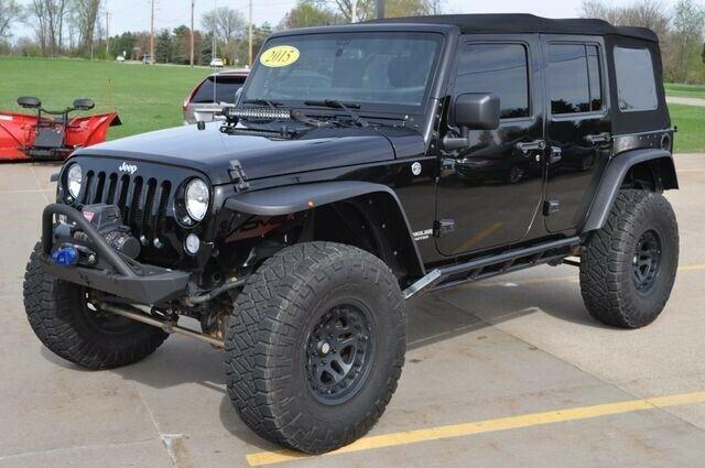 well modified 2015 Jeep Wrangler Sport monster
