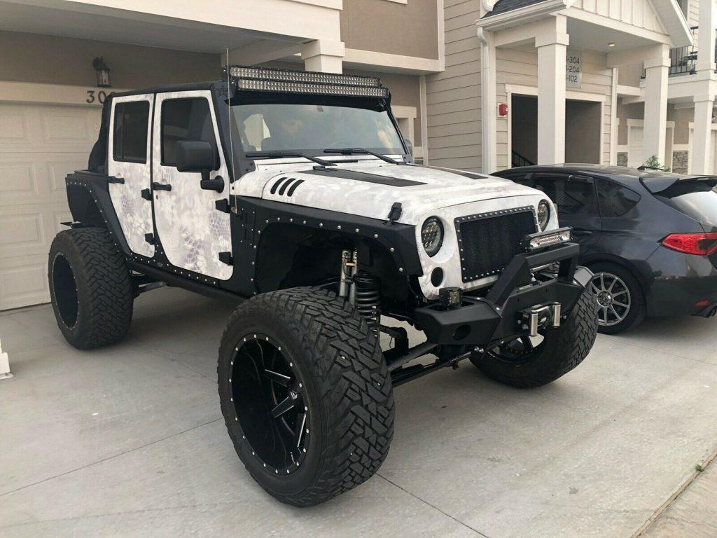 completely modified 2007 Jeep Wrangler Rubicon monster