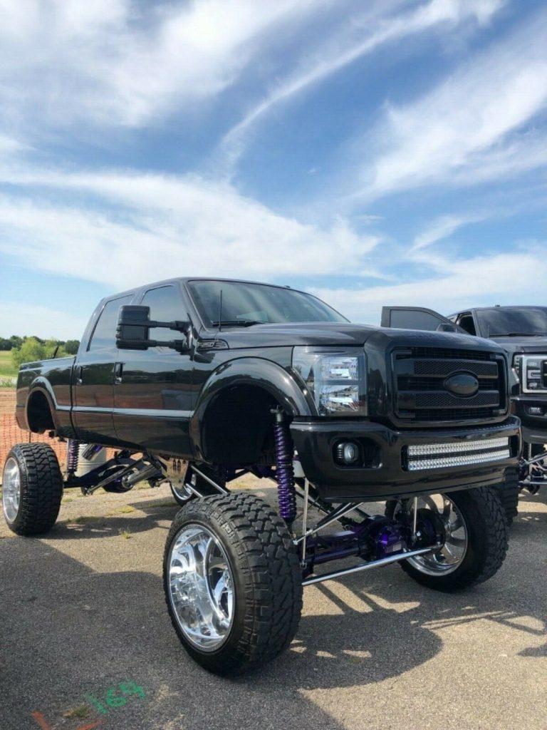 every option available 2014 Ford F 250 Platinum monster truck