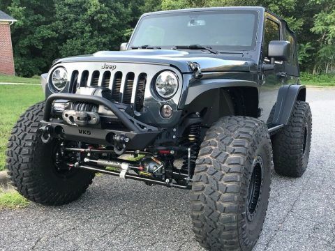 low miles 2018 Jeep Wrangler Sport S monster for sale