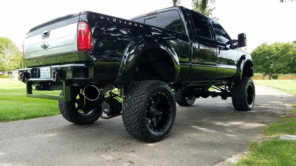 lifted 2013 Ford F 350 Platinum monster